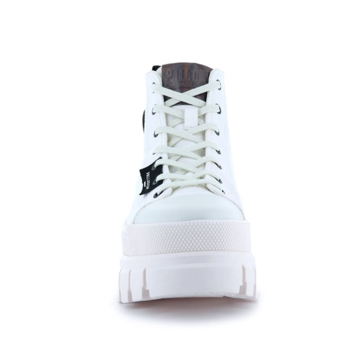 Chaussures Plateforme Palladium Revolt Hi TX Femme Blanche | FR ZIS741W